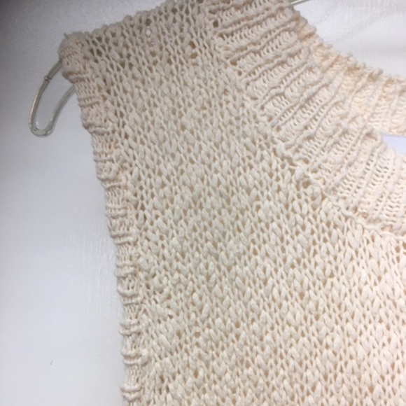 NEW ANTHRO CALLAHAN ISLA IVORY KNIT MIDI DRESS SLITS - Picture 8 of 13